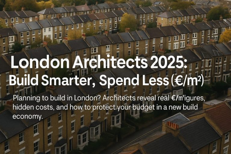 London Architects 2025: Build Smarter, Spend Less (£/m²) - House ...